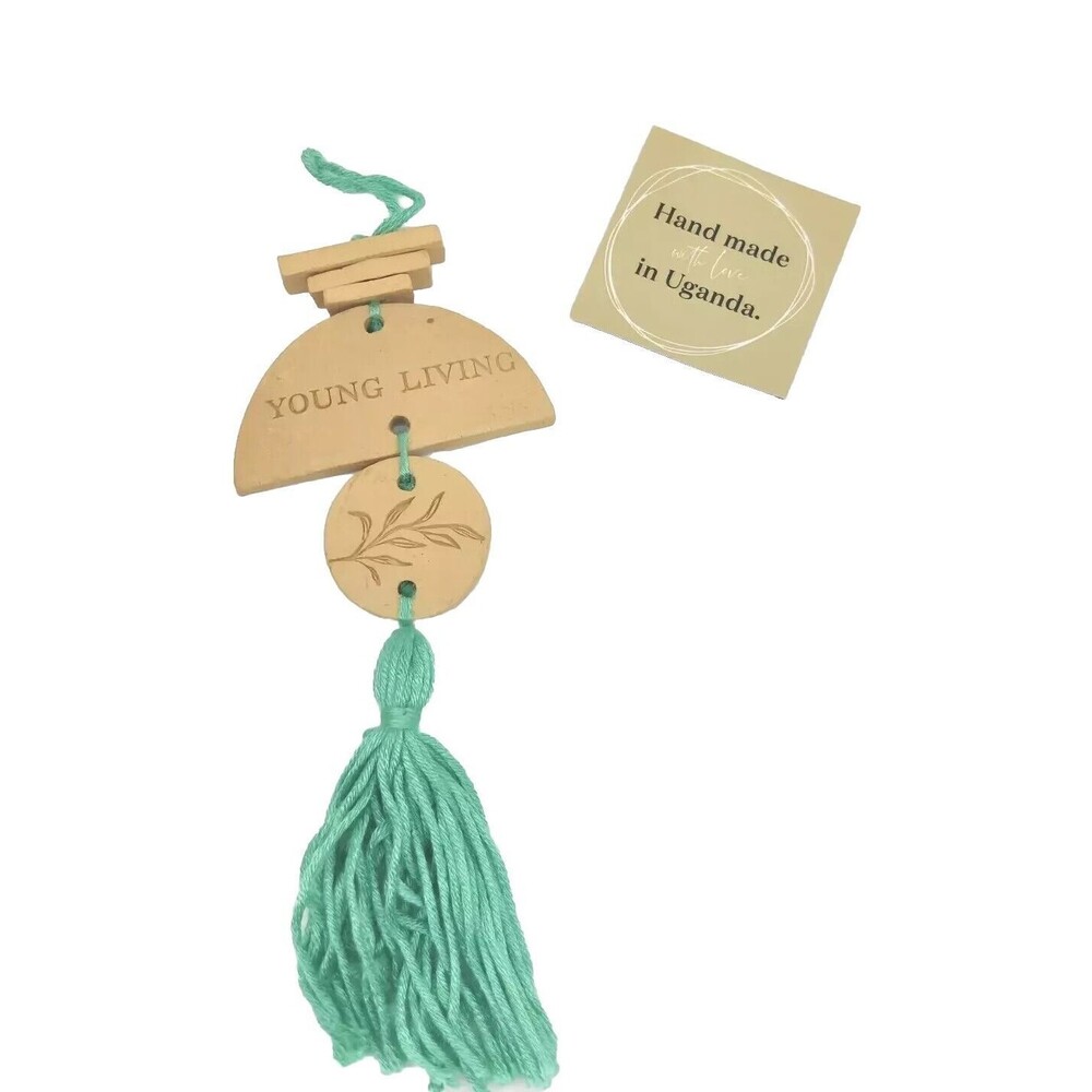 Young Living Essential Oils 2020 Foundation Clay Diffuser Ornament Tassel NIB